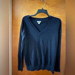Old Navy Black V-Neck Sweater